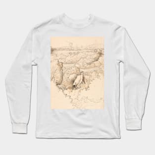 A Cottage among Trees, Shoreham by Samuel Palmer Long Sleeve T-Shirt